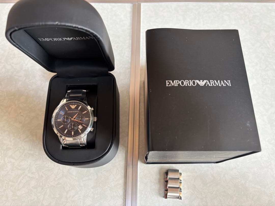 週末３日間大セールEmporio Armani クロノグラフ 時計AR-2448