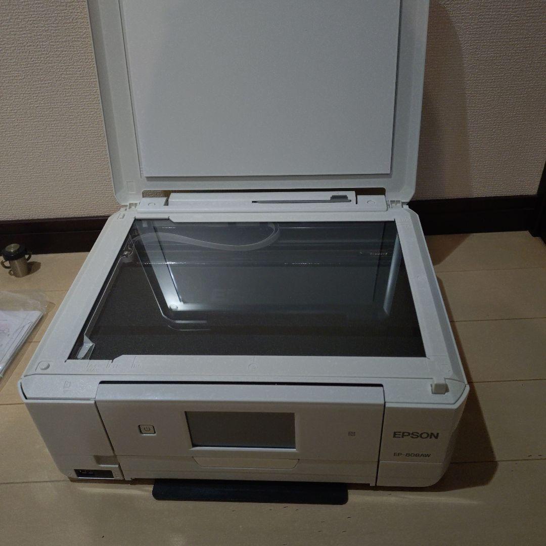 ジャンク　EPSON EP-808AW ホワイト インクジェットプリンター