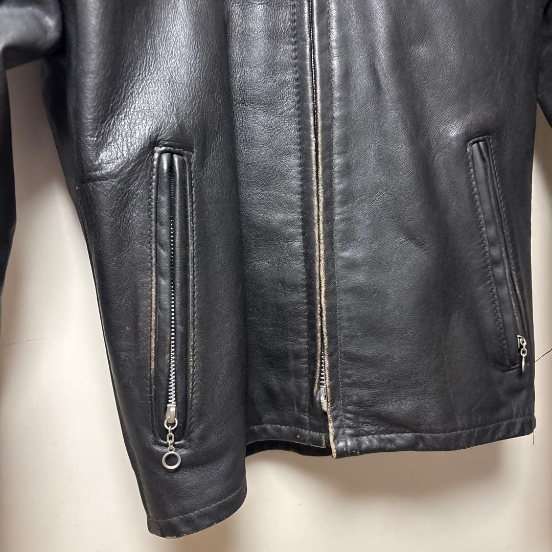 Schott ブラック レザージャケット 36