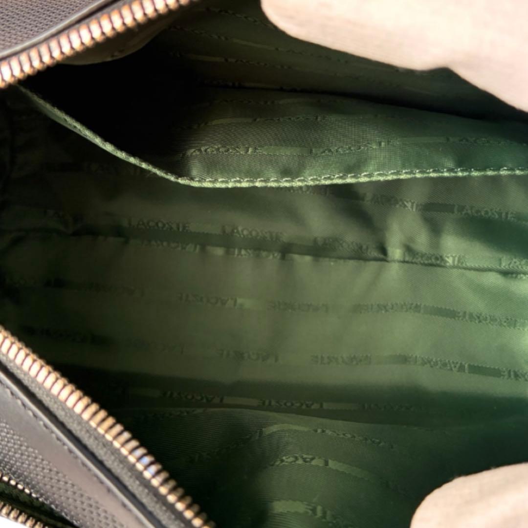 新品✨ラコステ CHANTACO ボストンショルダー 黒収納◎メンズ収納抜群