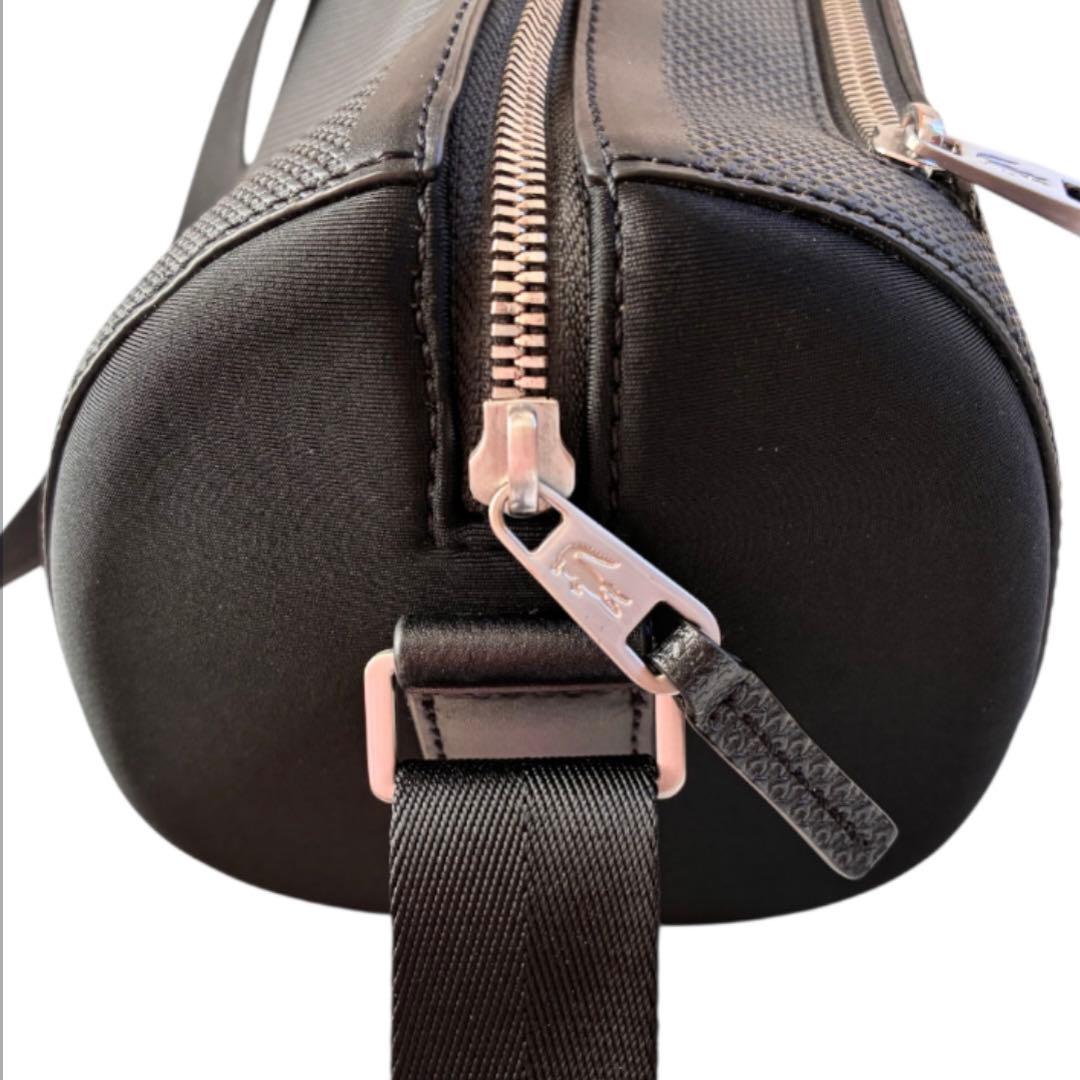 新品✨ラコステ CHANTACO ボストンショルダー 黒収納◎メンズ収納抜群