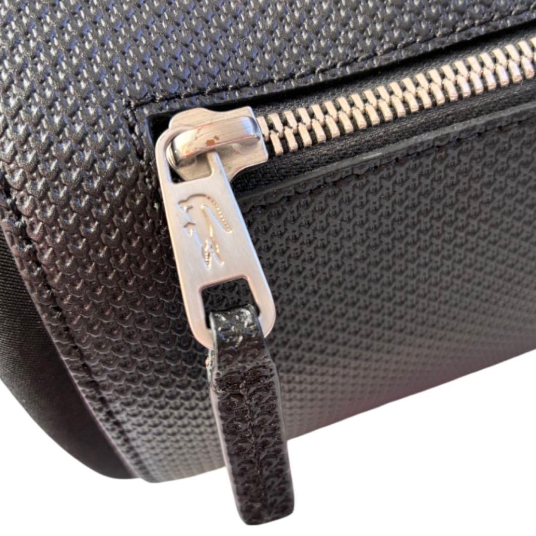 新品✨ラコステ CHANTACO ボストンショルダー 黒収納◎メンズ収納抜群