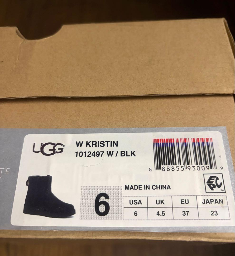 【未着用】UGG ブーツ W KRISTIN ブラック 6