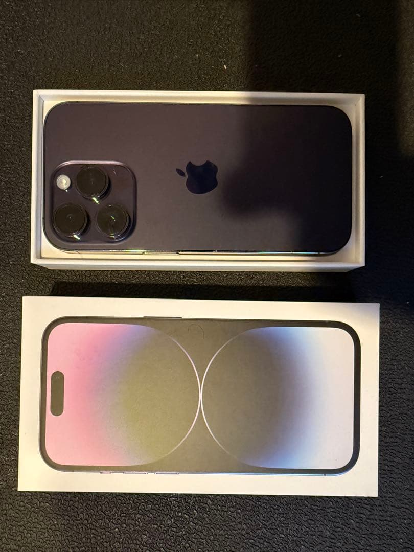 【美品】iPhone14 Pro ディープパープル256GB