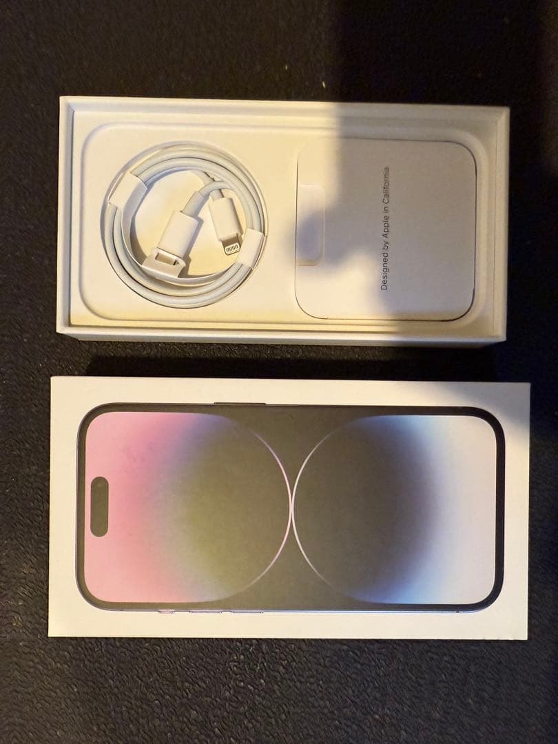 【美品】iPhone14 Pro ディープパープル256GB