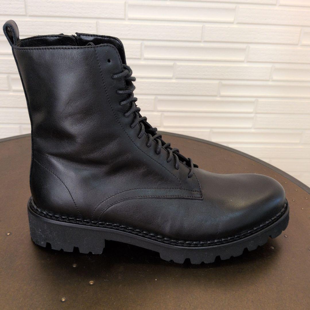 人気完売✨FABIO RUSCONI レースアップブーツ サイドジップ 38号