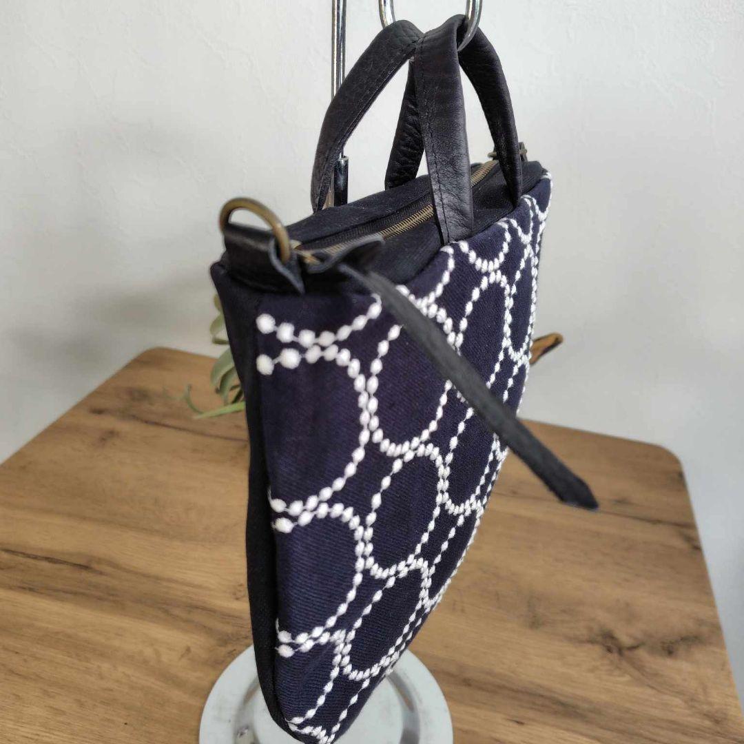 NEW！ミナペルホネン/tambourineタンバリンネイビーロングミニラウンド