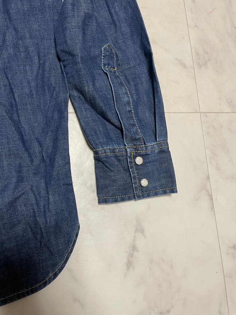 リーバイス 香港製 デッドストック デニムウエスタンシャツ L