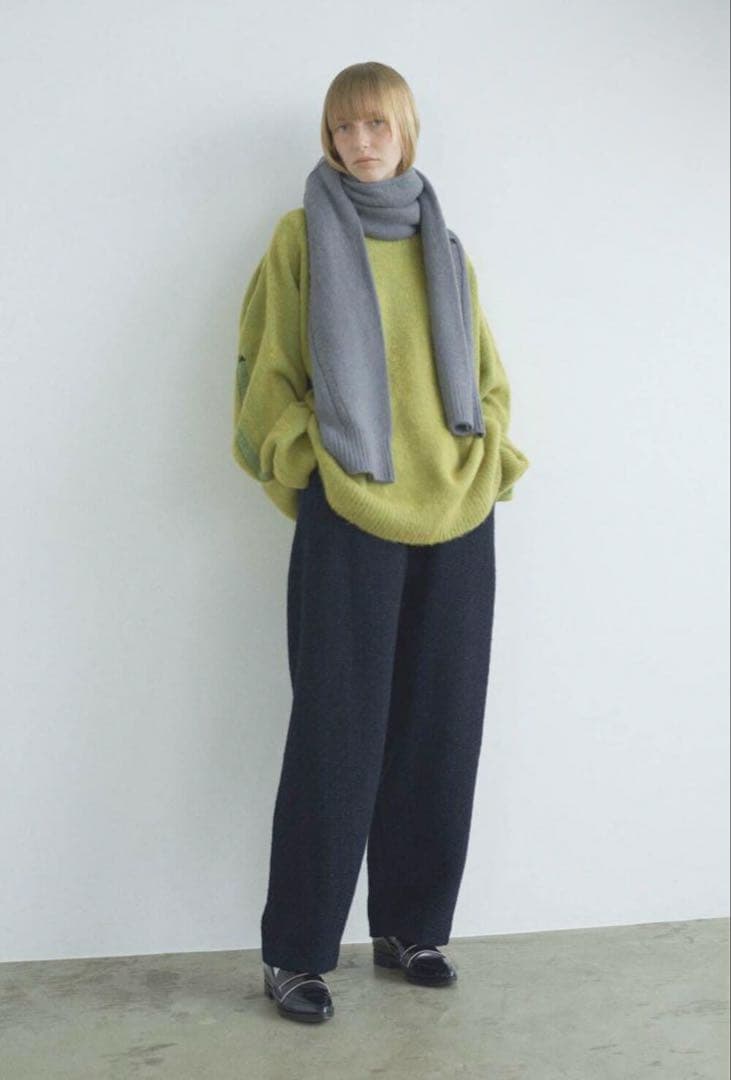 URU（ウル）ベビーアルパカ混ニットセーター　Fサイズ