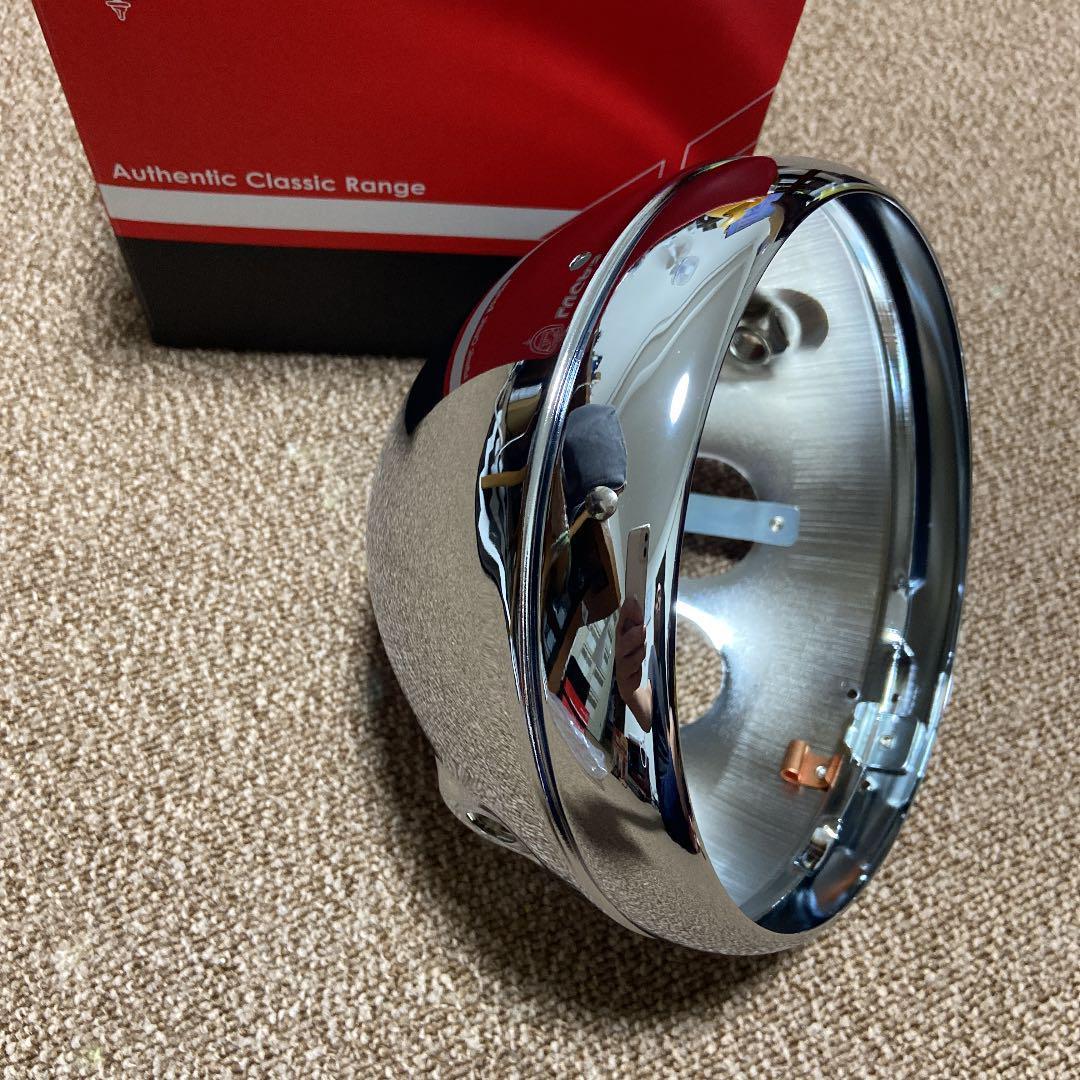 英国製 Lucas ルーカス ライト シェル 三穴 グロメット 固定金具 セット