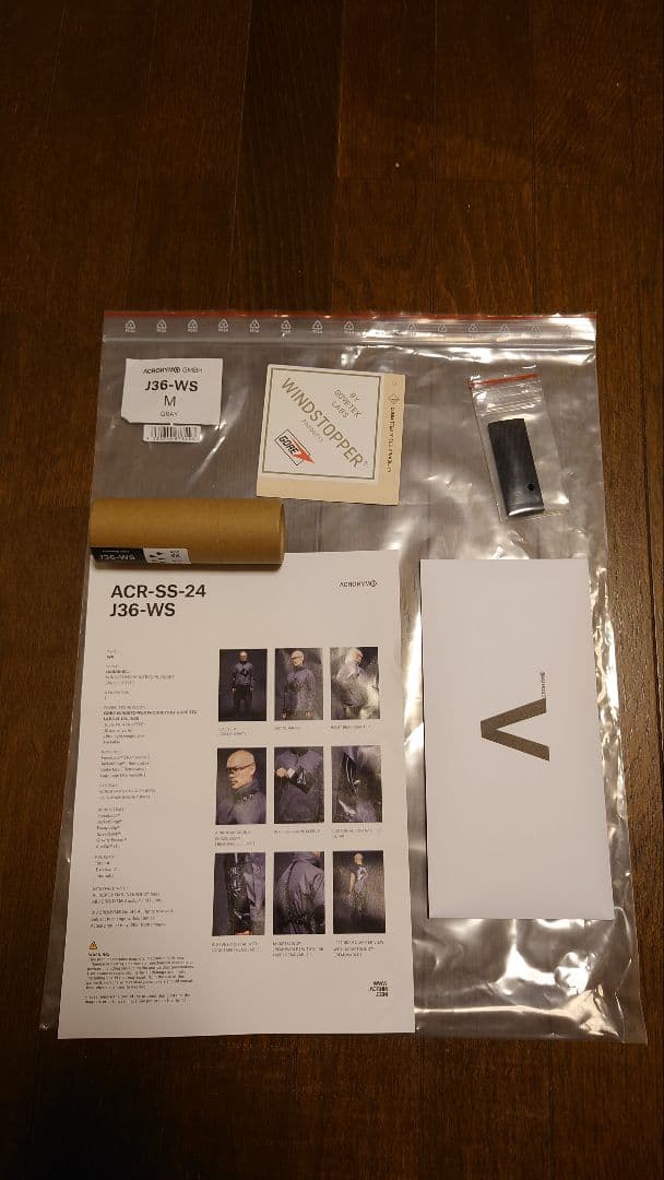 【Haly44】ACRONYM J36-WS GORE-TEXアクロニウム