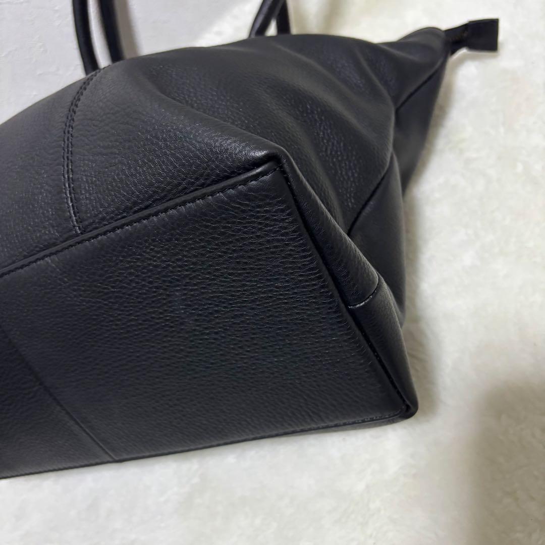 【美品】アルフレッドバニスター トートバッグ 黒 A4 ビジネスバッグ レザー