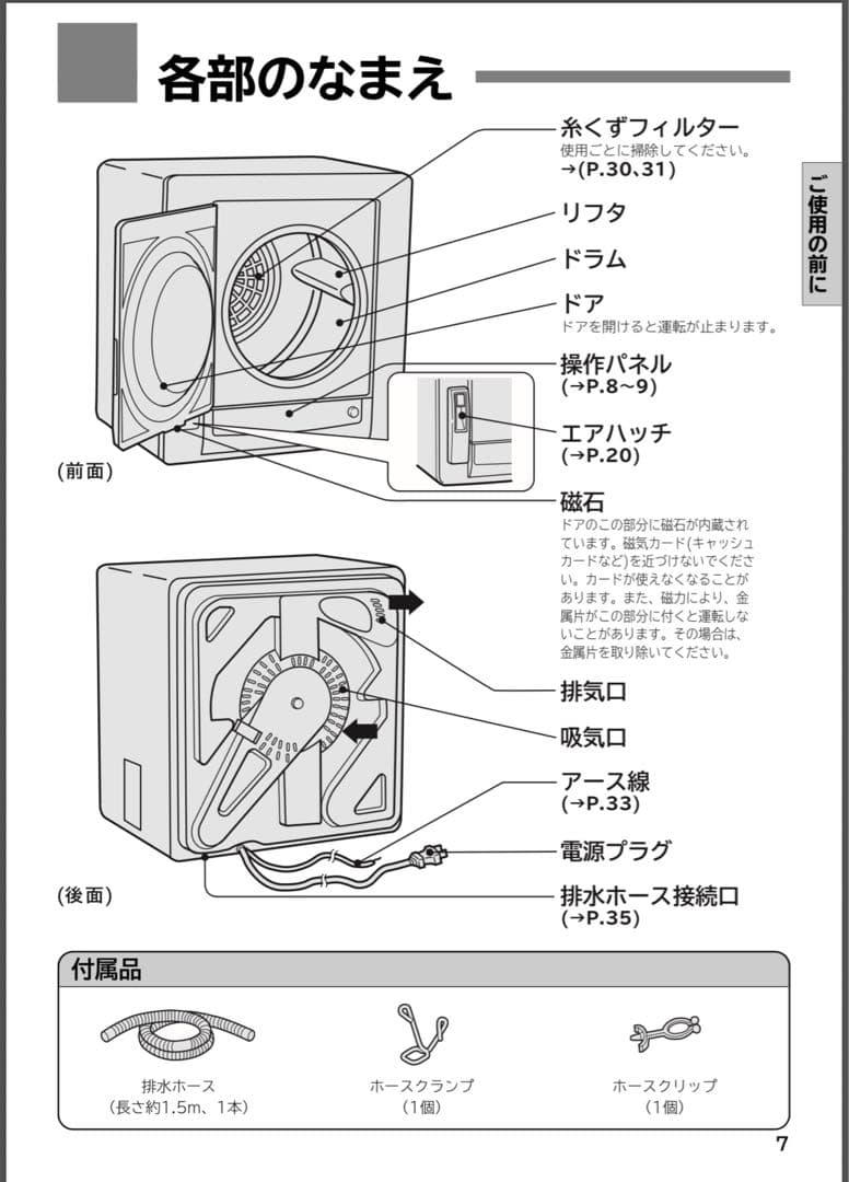 日立　HITACHI　衣類乾燥機　5kg　2020　DE-N50WV