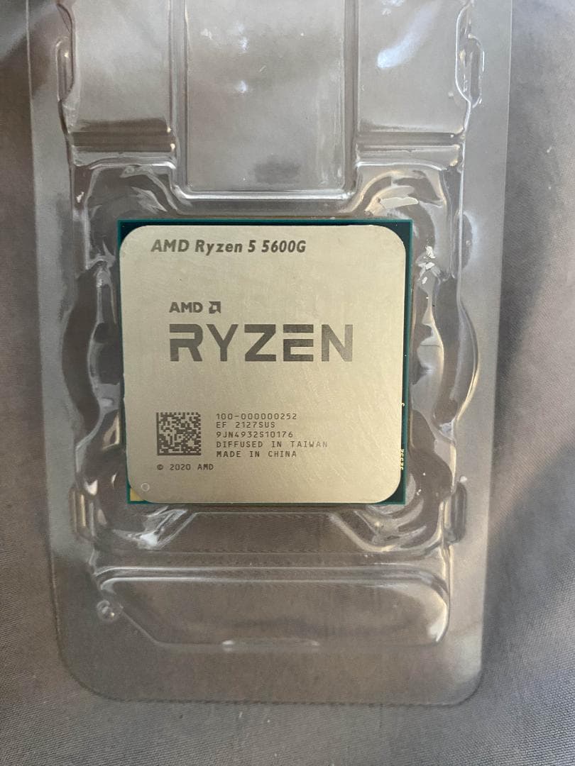 【動作確認済】AMD Ryzen 5 5600G CPU