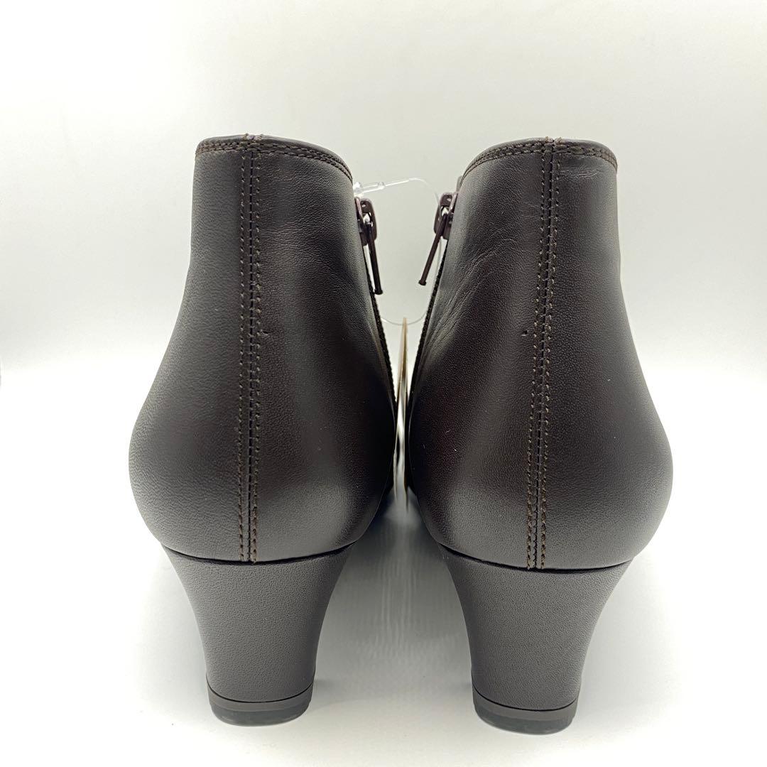 【未使用☆半額以下】ASICS WALKINGショートブーツ ブラウン