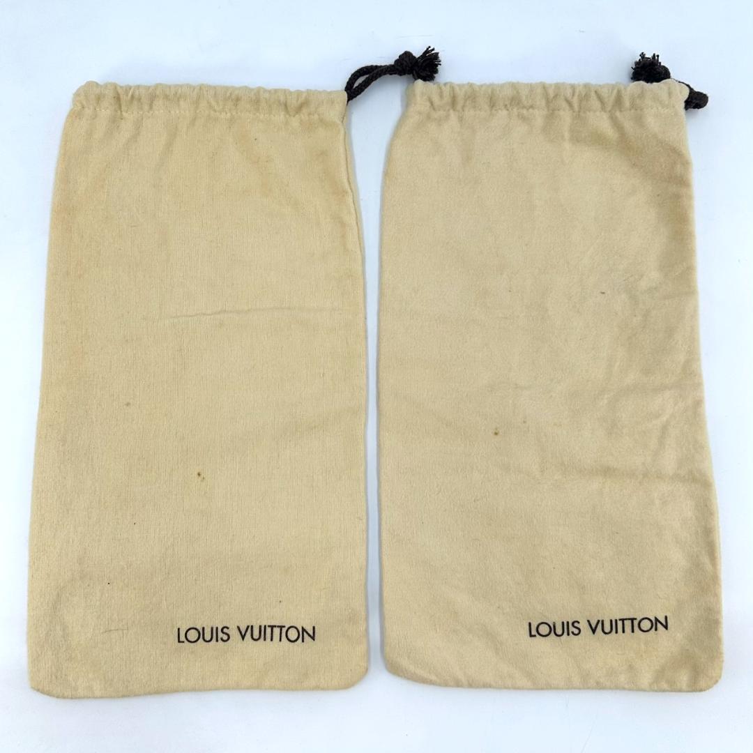 LOUIS VUITTON ミュール サンダル モノグラム LVロゴ ブラック