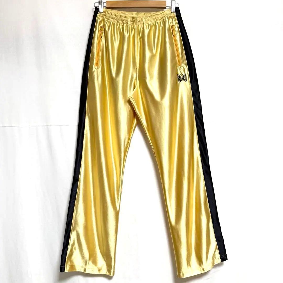 ⚫︎Mサイズ！Needles ゴールドカラー　サイドライントラックパンツ