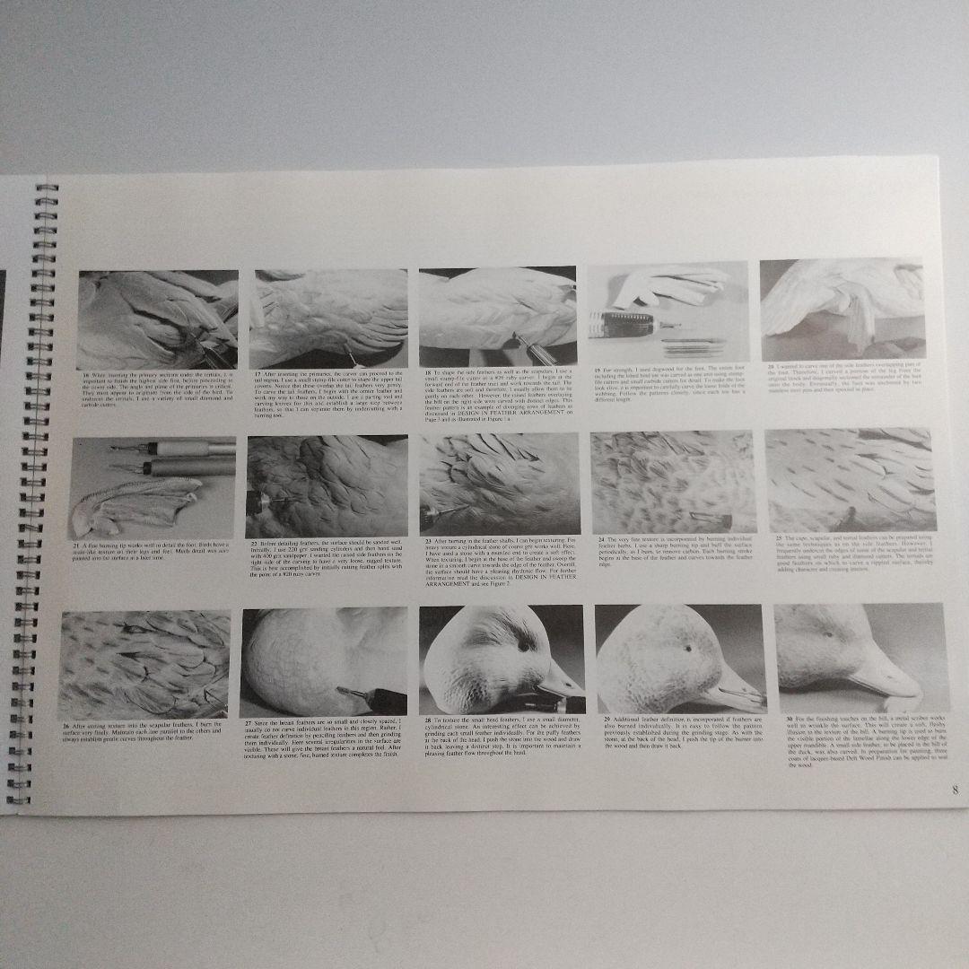 バードカービング教本２冊 パトリック ゴディンのカモとロニーダイのハヤブサ