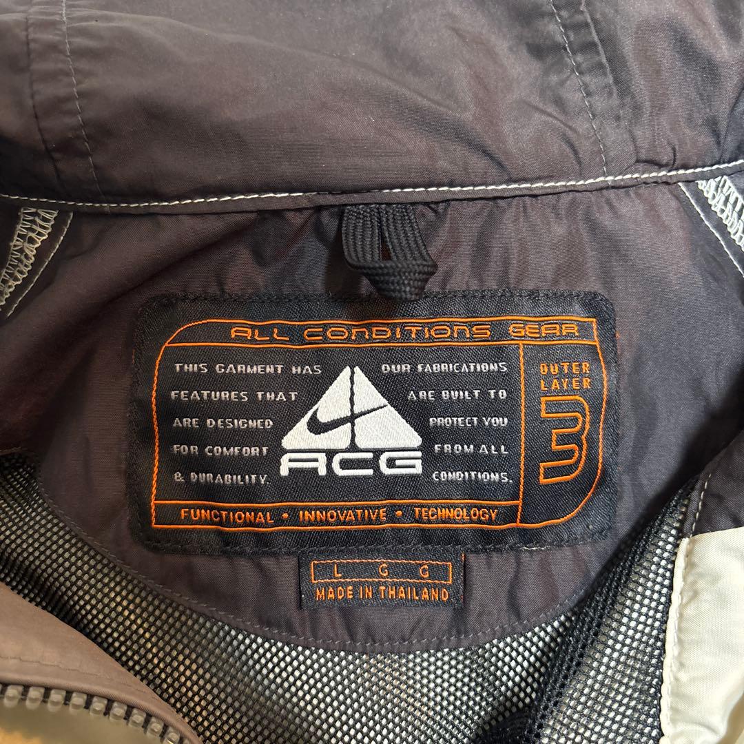 【一点物古着】Nike ACG 90s ナイロンアノラックパーカー　Lサイズ