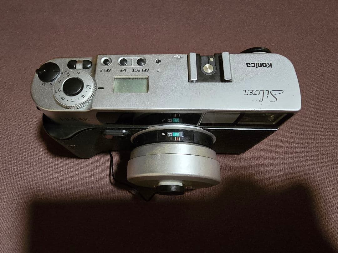 KONICA HEXAR sliver 中古　説明書　ジャンクストロボ付き