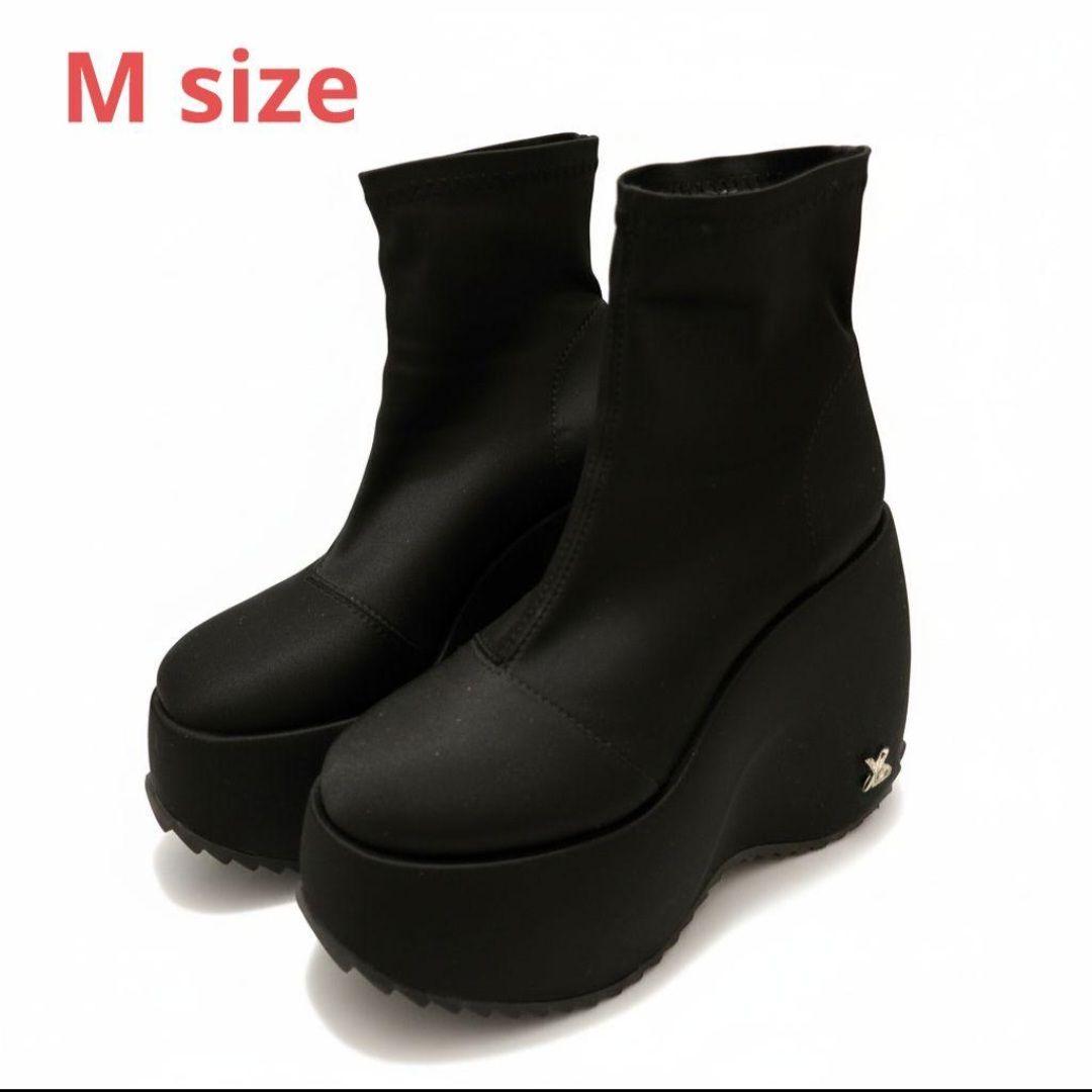 【美品】YELLO PLATFORM SHORT BOOTS 厚底