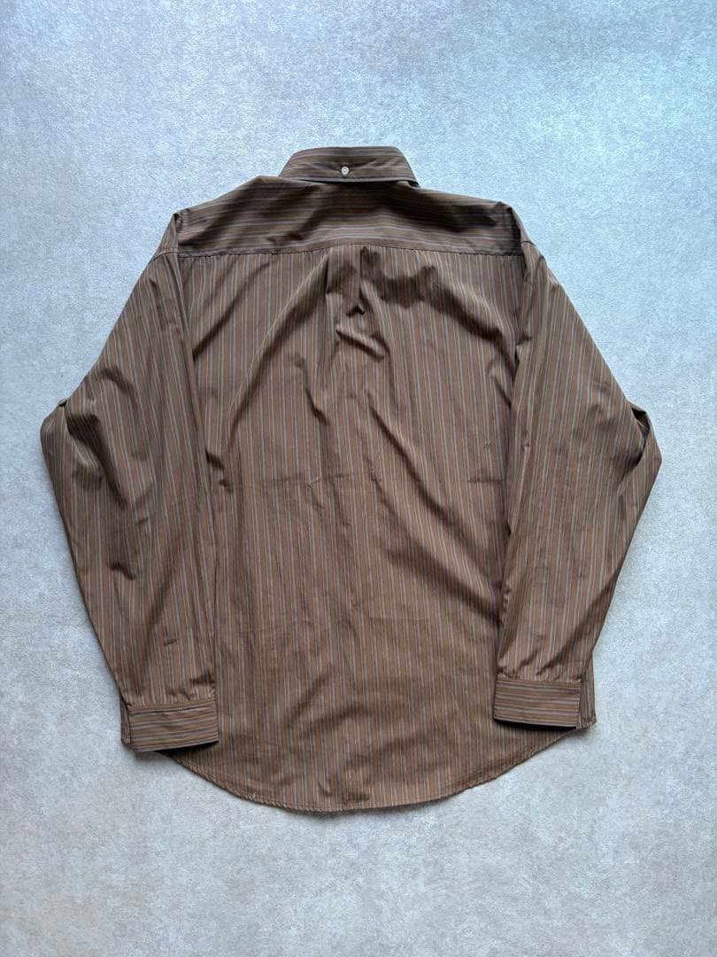 モ*ン様 25AW Supreme Pinstripe Shirt Brown