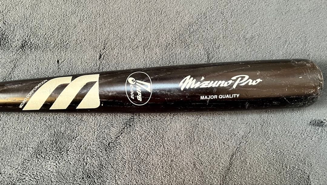 ミズノ MIZUNO 硬式木製バット　NPBマーク入り