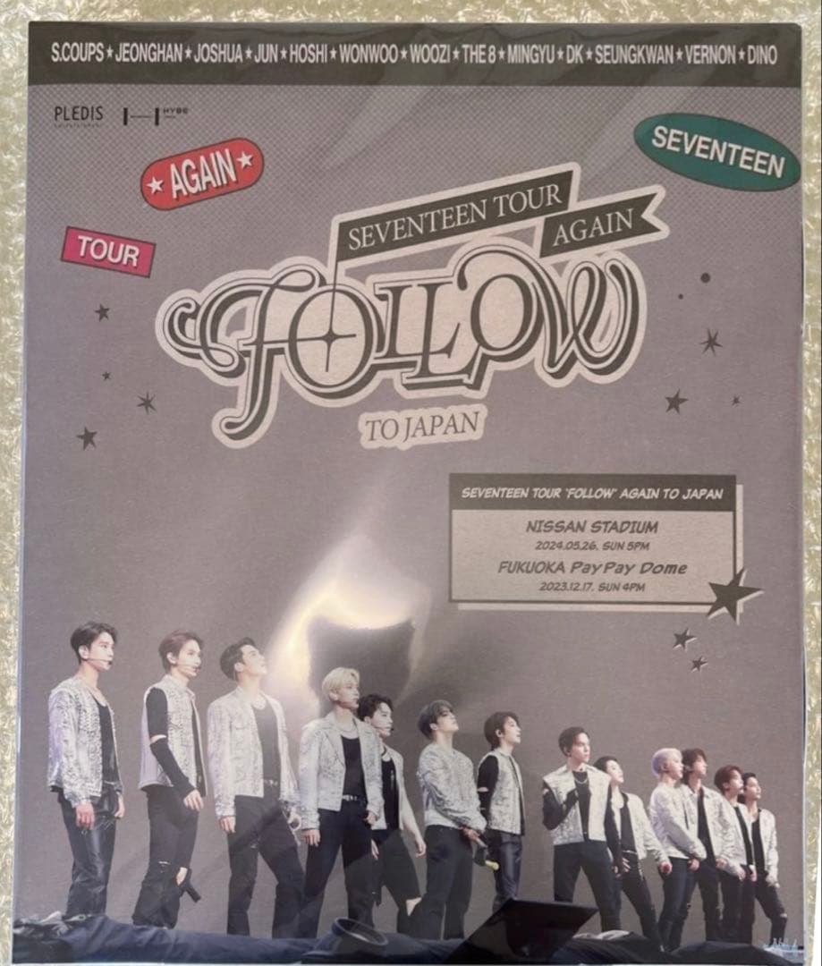 SEVENTEEN FOLLOW AGAIN TO JAPAN DVD 未再生