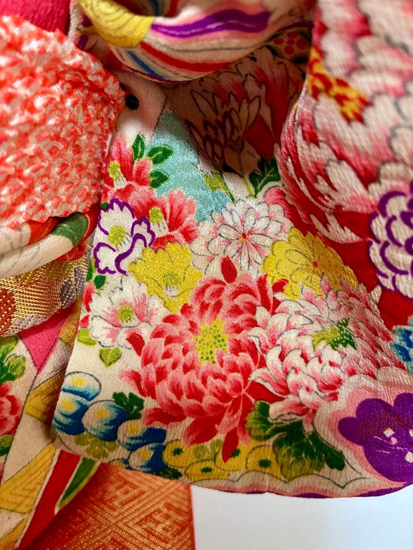 【ねこの創作人形】ちりめん細工　縮緬細工　招き猫　まねき猫　ひな飾り　ひな祭り