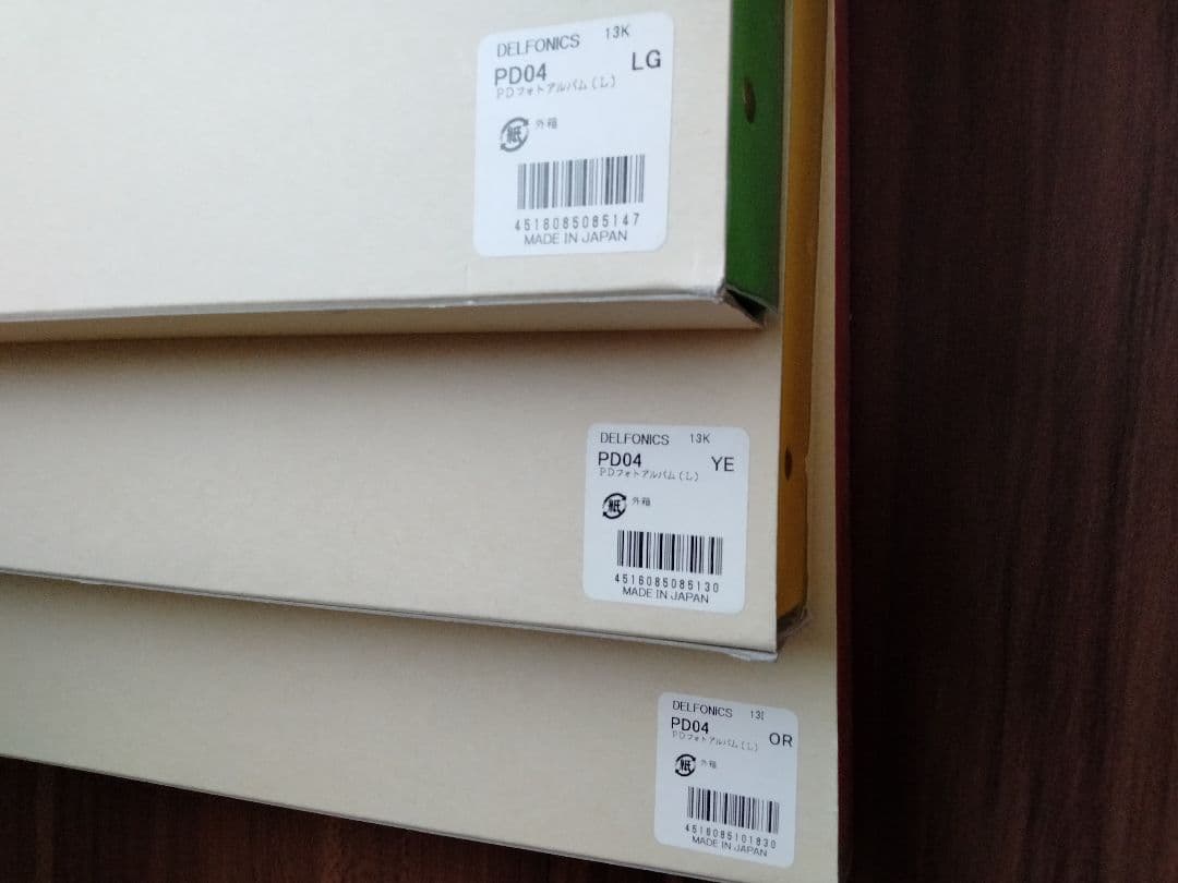 DELFONICS デルフォニクス フォトアルバム L ３冊 粘着台紙45シート