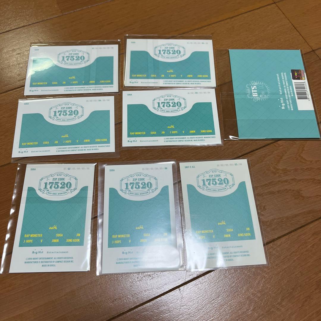 BTS 2nd マスター　17520 ミニフォト　ユンギ　コンプ
