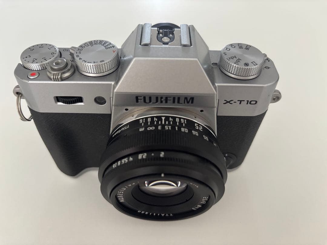 [ジャンク品]FUJIFILMX-T10 本体TTArtian 25mmf2.0