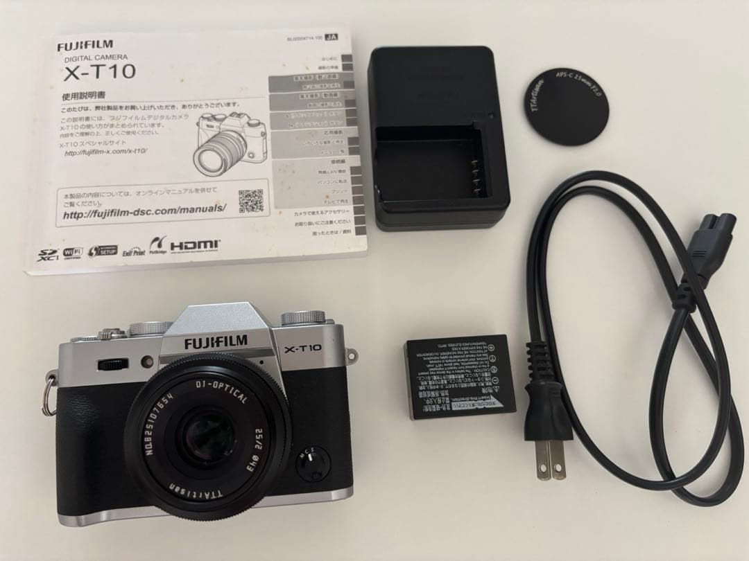 [ジャンク品]FUJIFILMX-T10 本体TTArtian 25mmf2.0