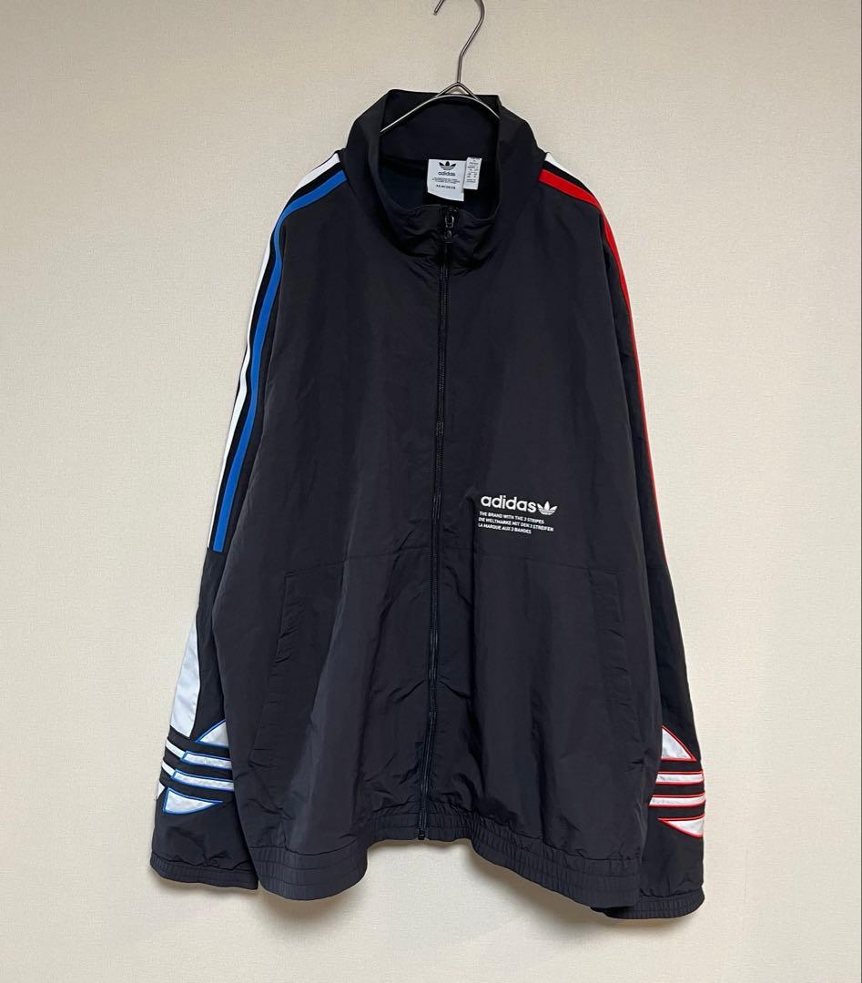 美品/4XL】アディダス 目黒蓮着用ナイロンジャケット