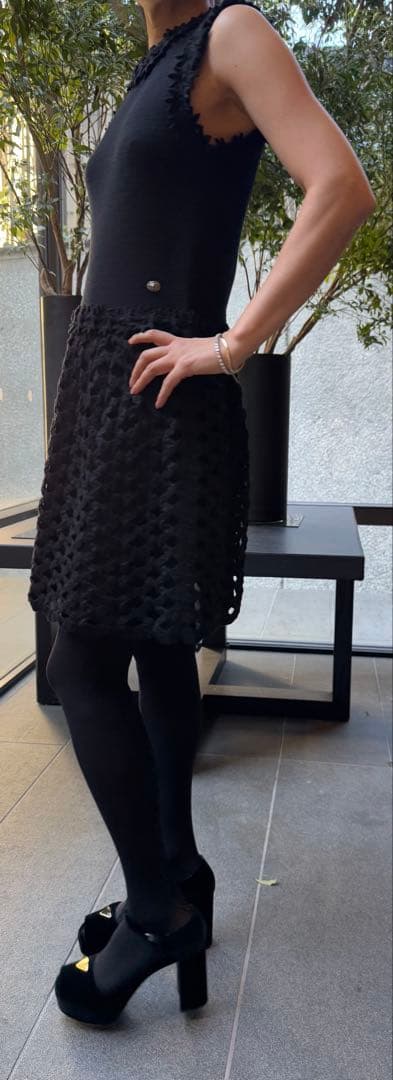 CHANEL ノースリーブ　ドレス