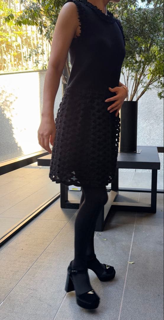 CHANEL ノースリーブ　ドレス