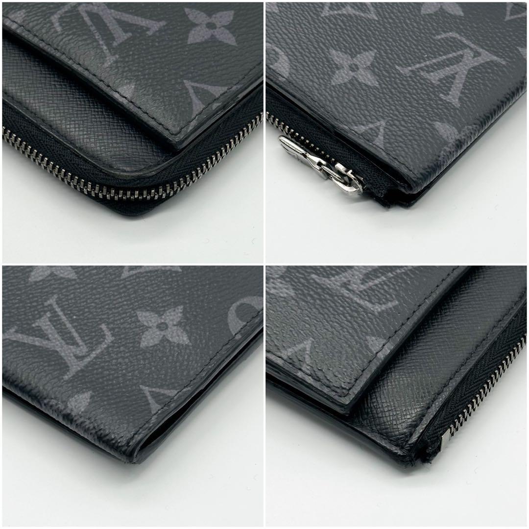 【箱付き】ルイヴィトン ハイブリッドウォレット エクリプス モノグラム 二つ折り