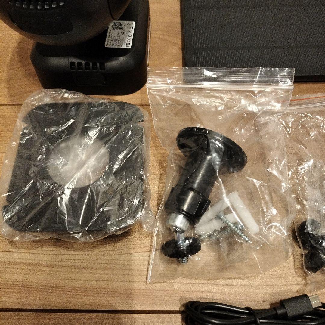 【新品未使用】防犯カメラieGeek 5MP PTZ ソーラーセキュリティカメラ