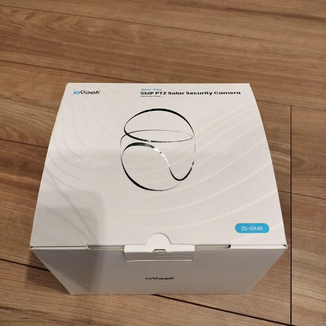 【新品未使用】防犯カメラieGeek 5MP PTZ ソーラーセキュリティカメラ