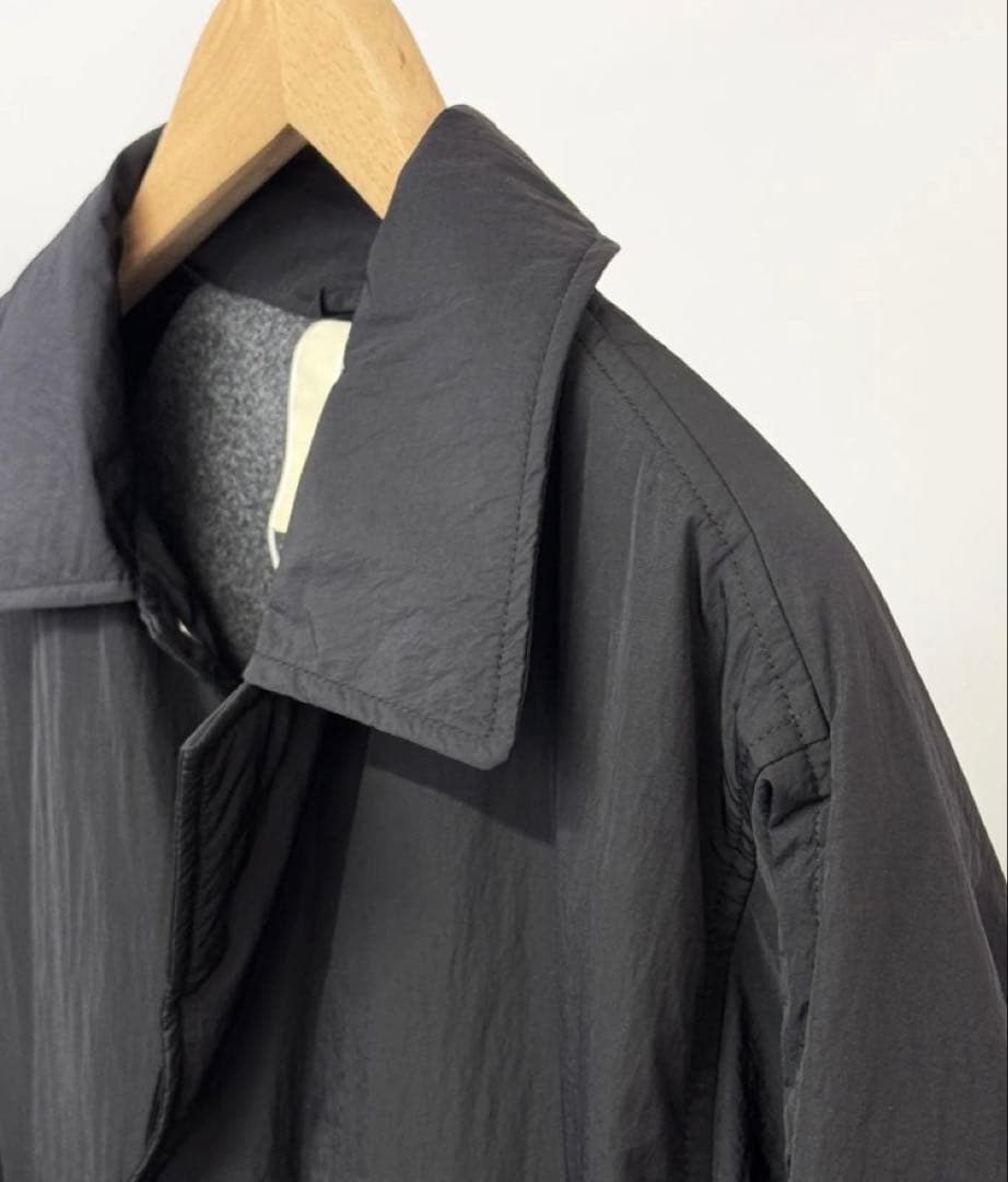 b*b様 Sunflower Relaxed Nylon Coat - Blac