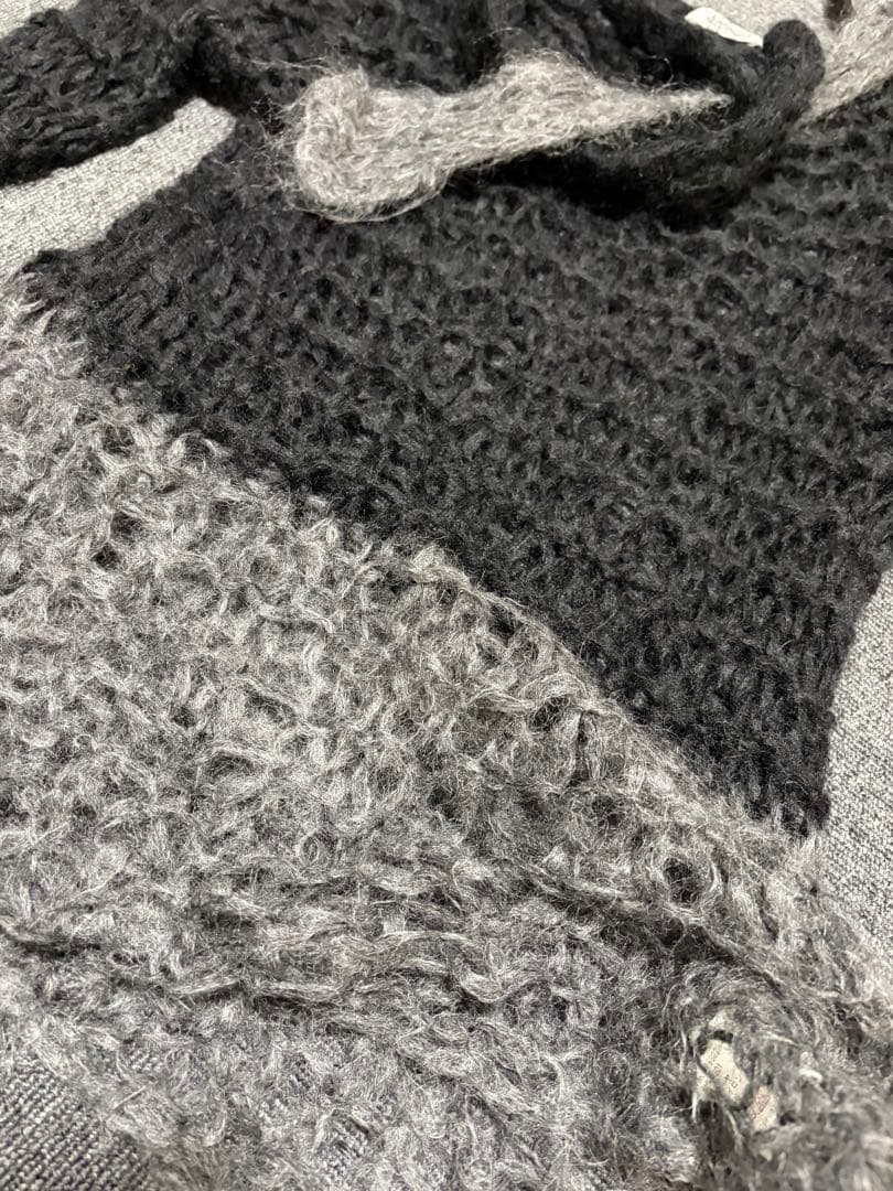 vivienne westwood MANマフラードッキングモヘアニット