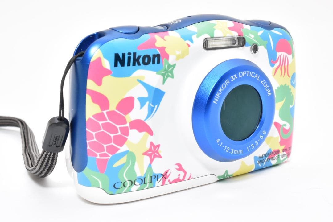 超美品 ニコン COOLPIX W100 マリン コンパクトデジタル M859