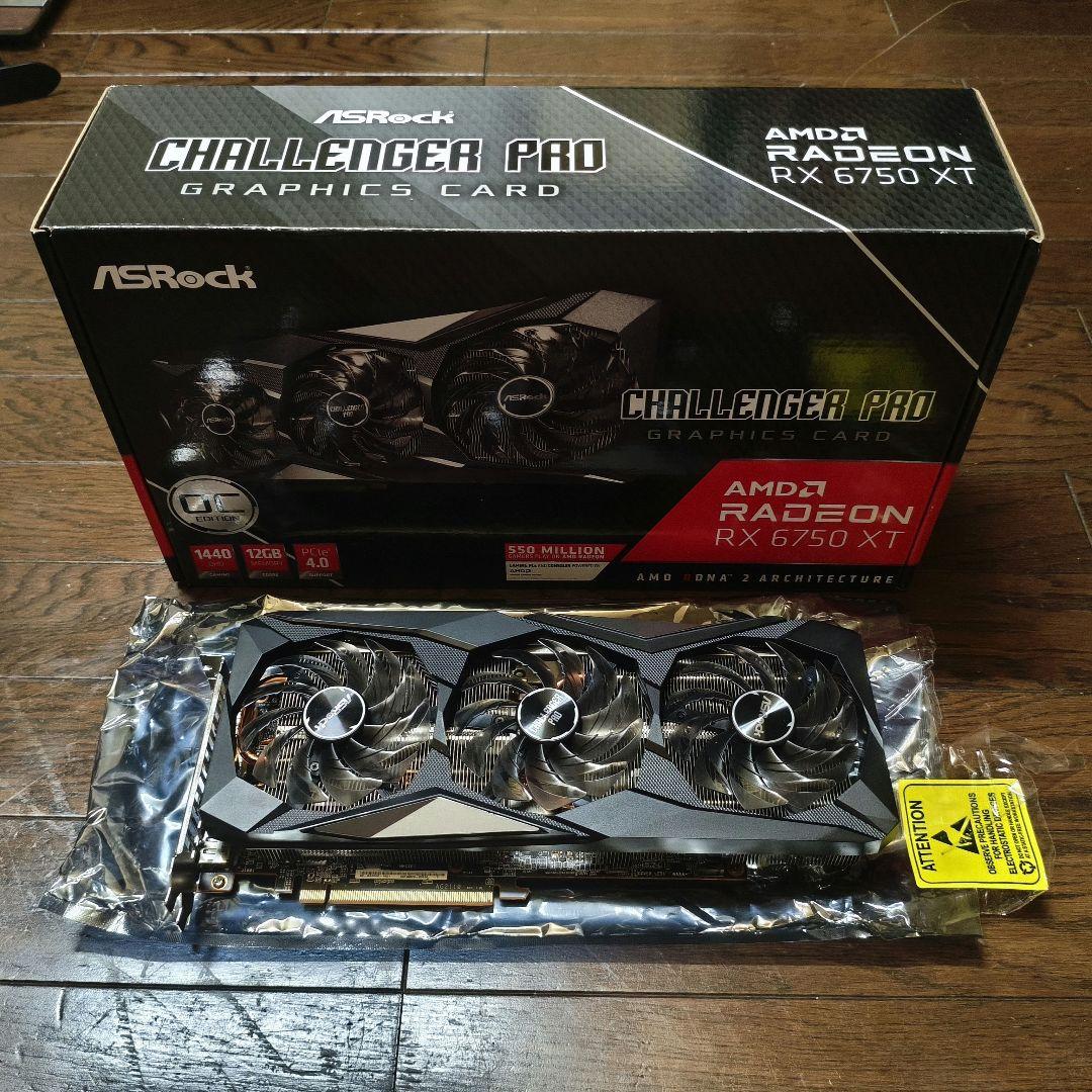 【訳有・ジャンク】ASRock Radeon RX6750XT 12GB OC