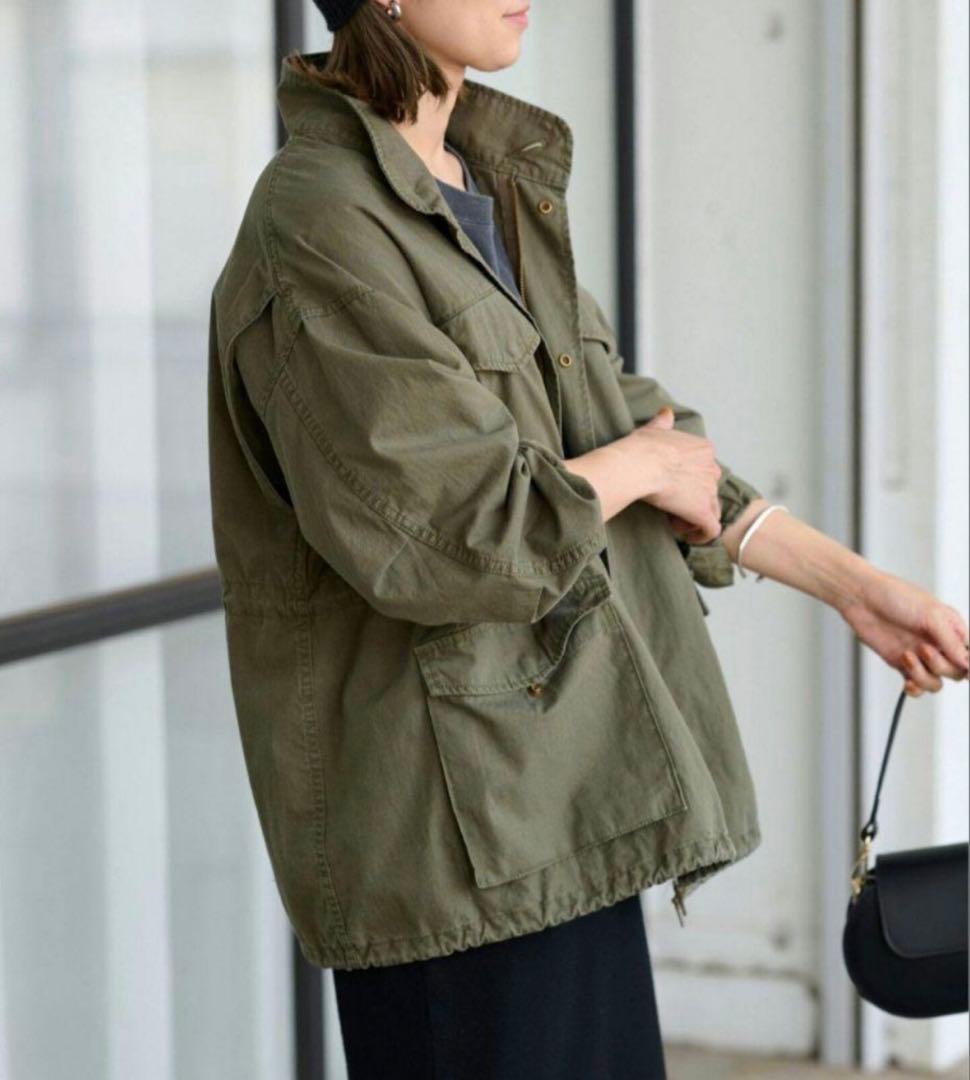 【美品】FRAMeWORK フレームワーク　リップストップミリタリーブルゾン