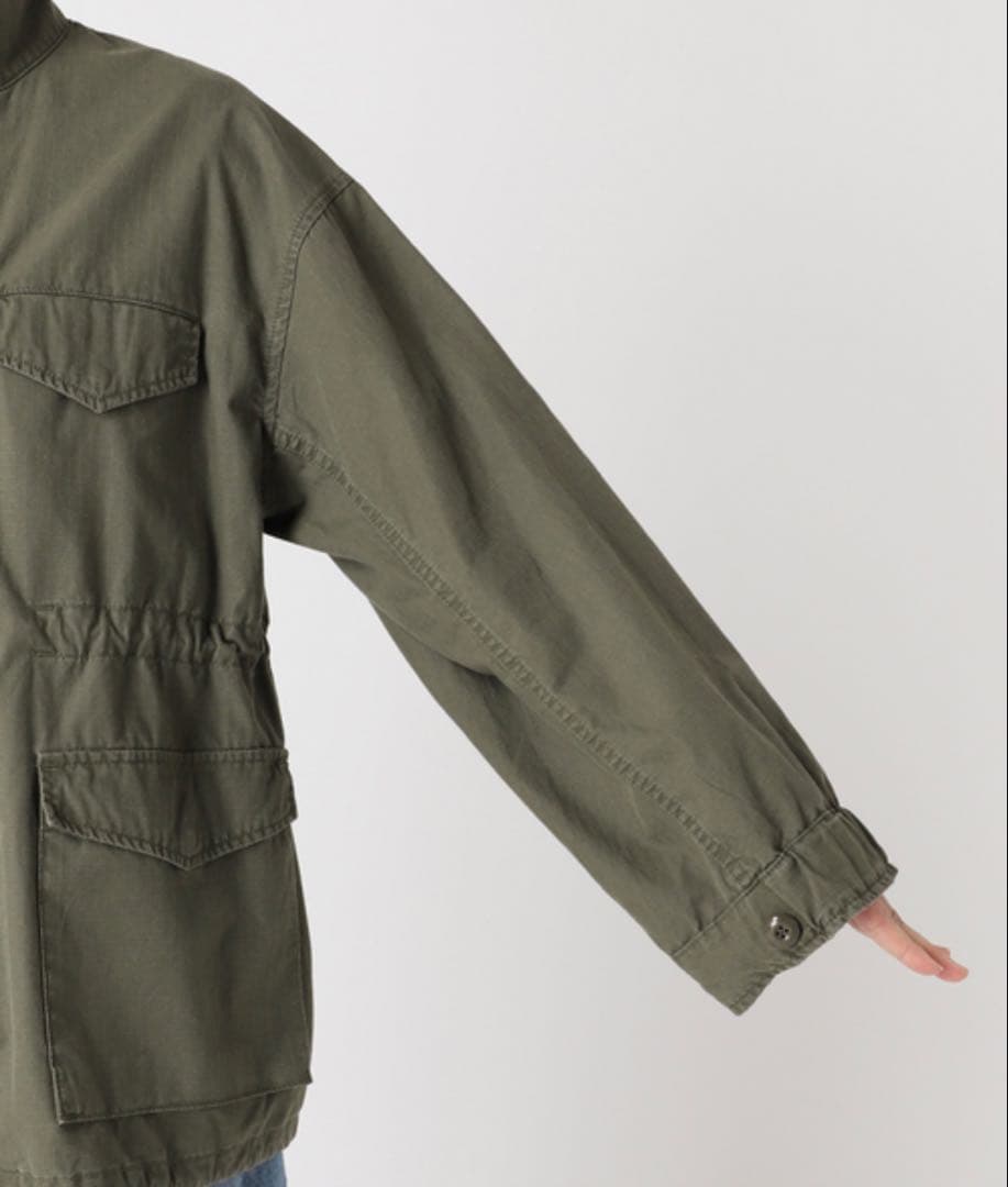 【美品】FRAMeWORK フレームワーク　リップストップミリタリーブルゾン