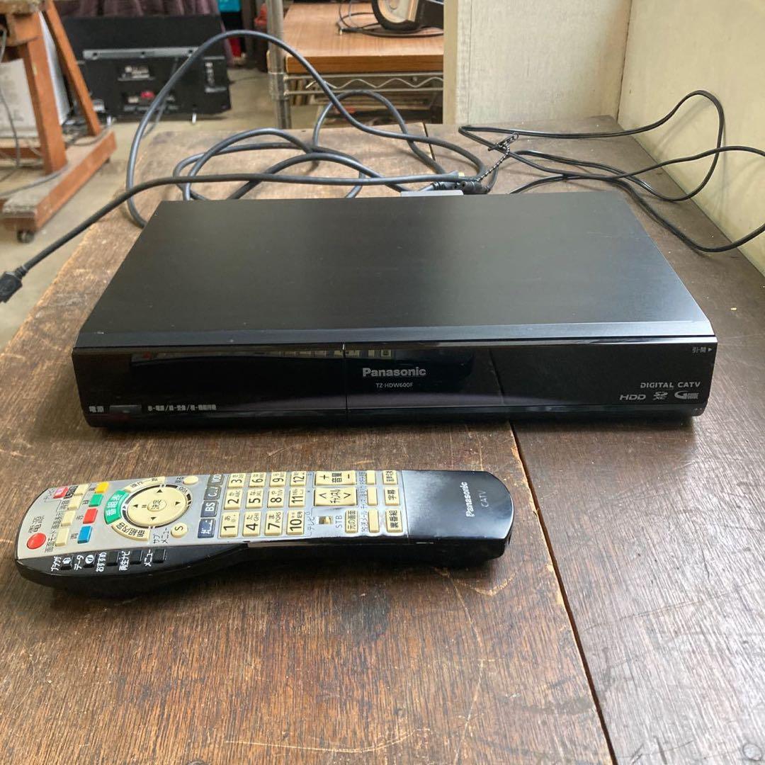 Panasonic TZ-HDW600F ケーブルテレビ リモコン付き 動作品