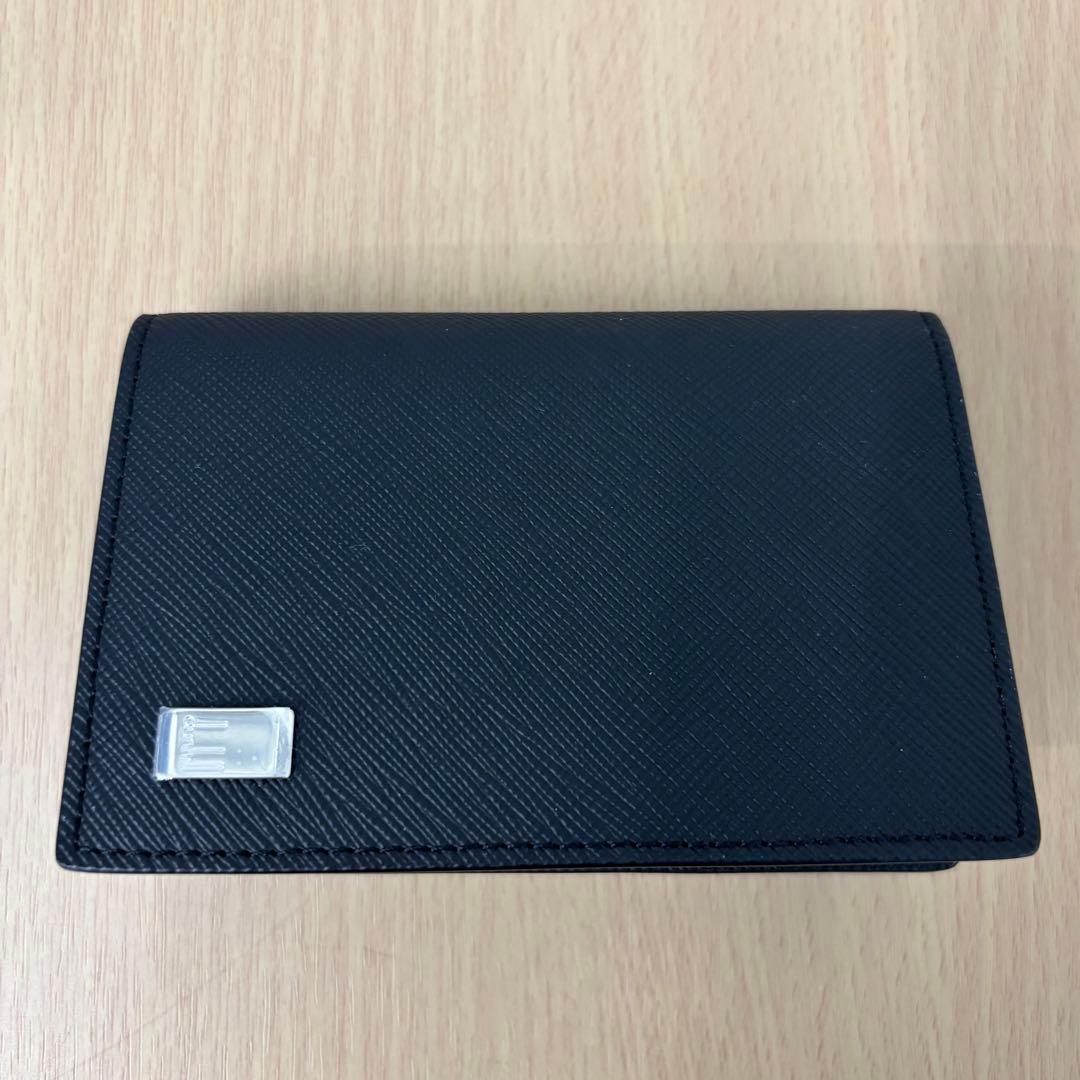 ▪️【未使用保管品】dunhill ダンヒル カードケース 名刺入れ レザー 黒