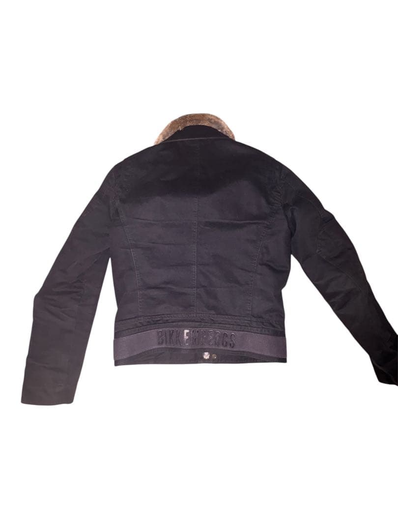 ビッケンバーグ　襟ファーブルゾン　black ダークウェア