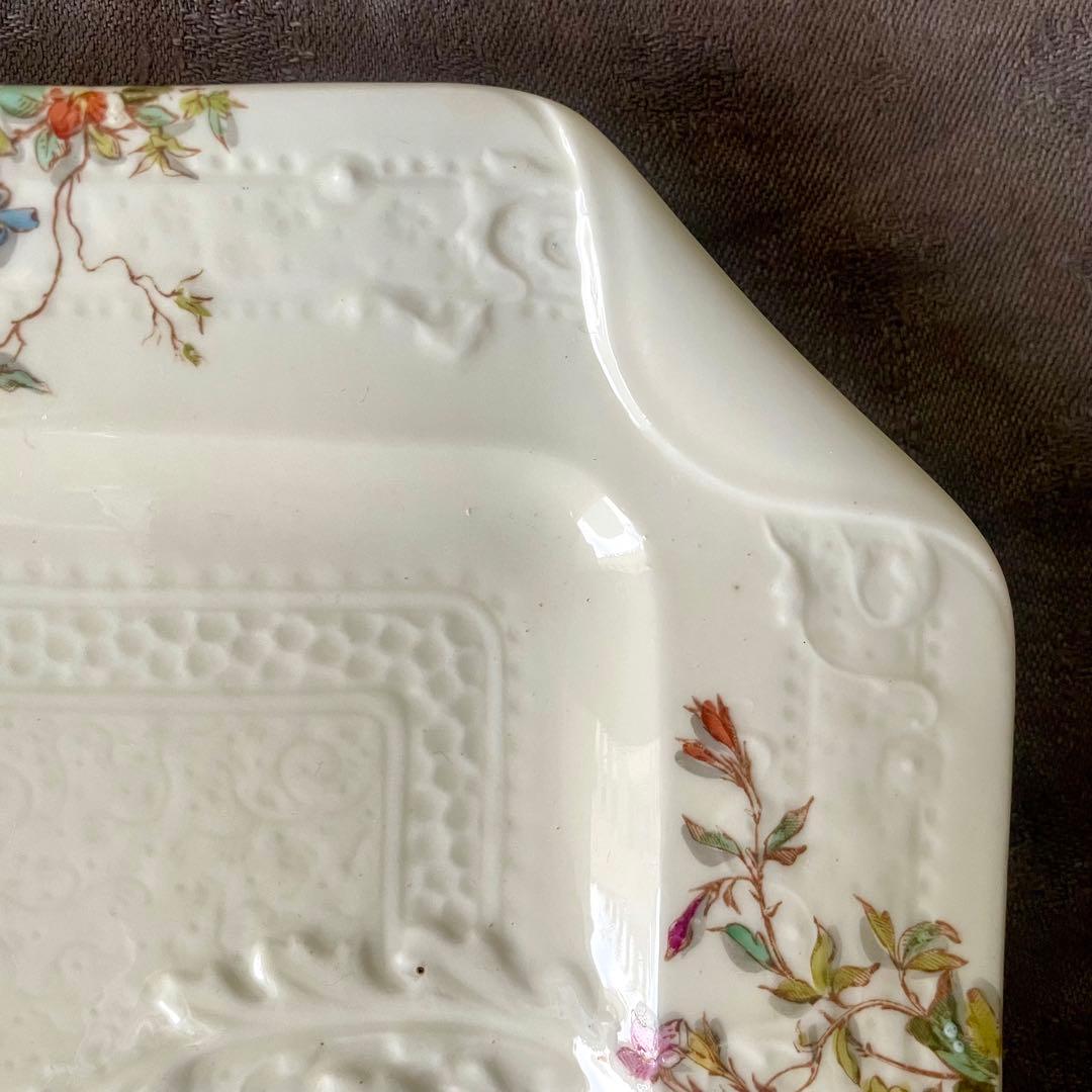 D*＊様 【希少レア美品】マジョレルナンシー×リュネヴィル隅切り角皿Bフランスア