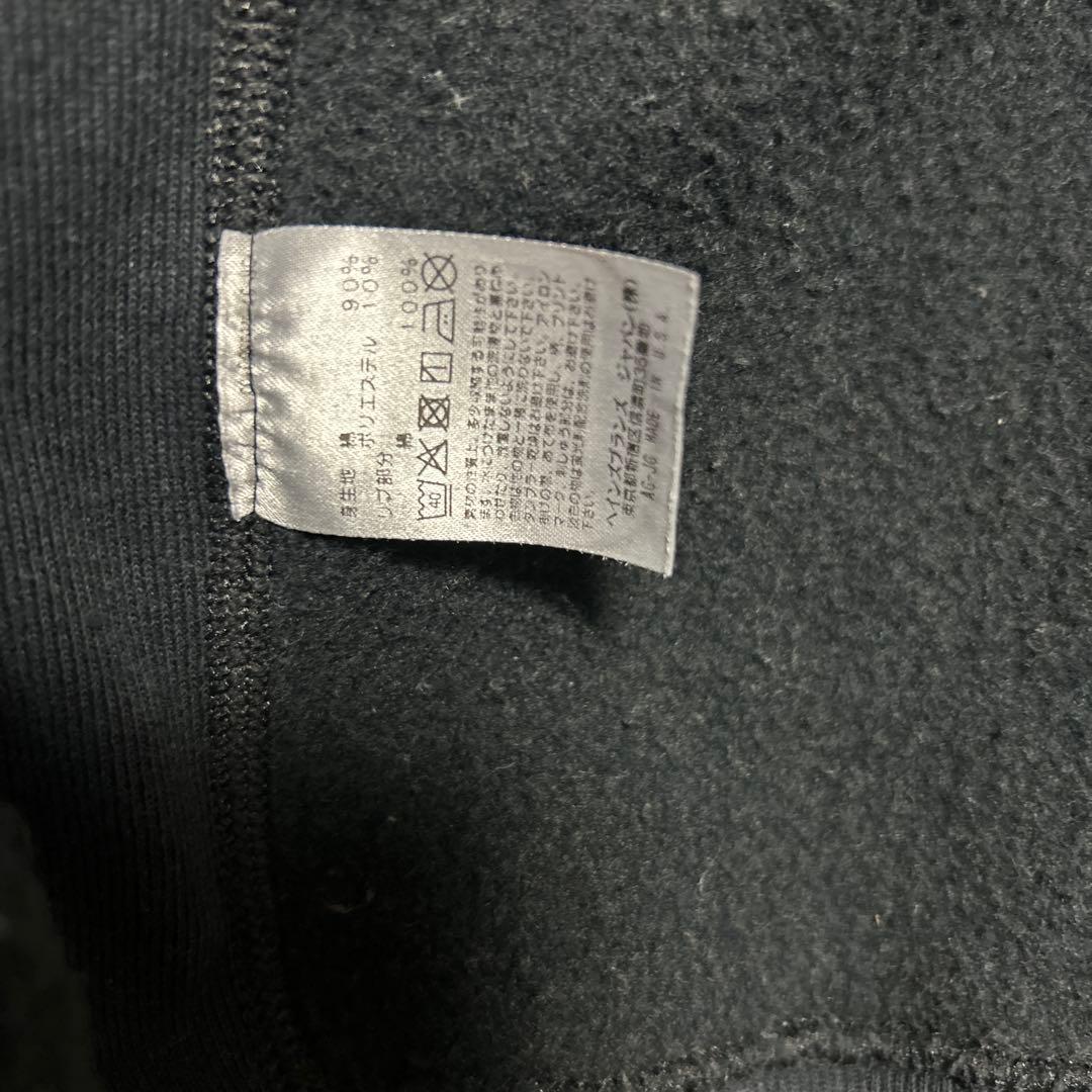 チャンピオン フルジップパーカー 復刻赤タグ アメリカ製 ブラック サイズL